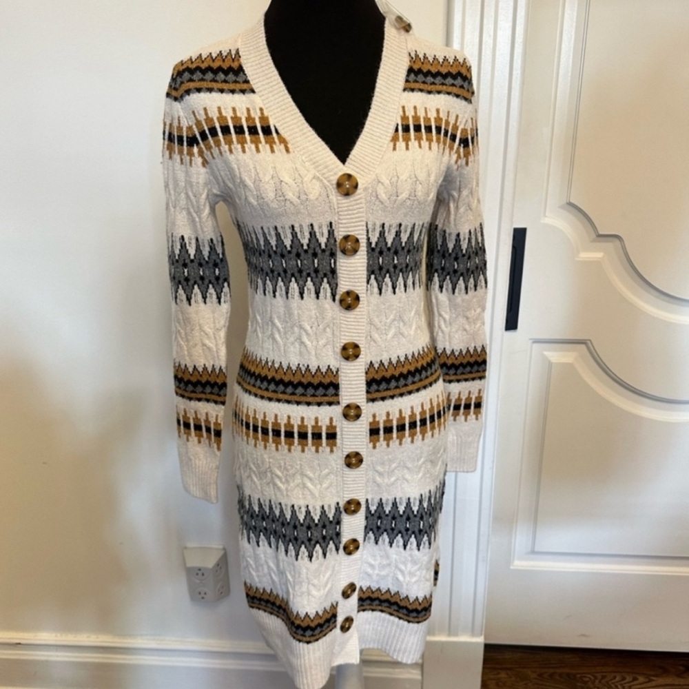 *NWT* Lucky Brand | Long Cardigan Dress (Small) 🍀